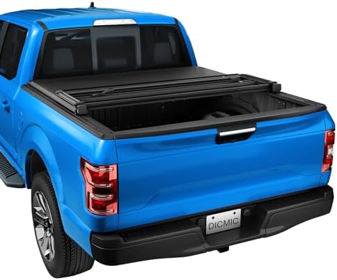 DICMIC Soft Roll-Up Truck Bed Tonneau Cover Compatible With 1989-200