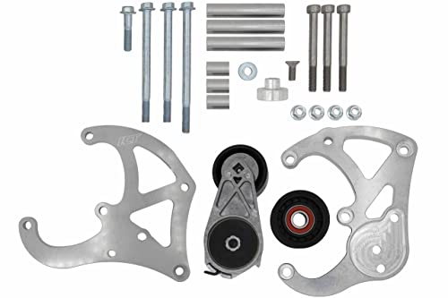 ICT Billet LS Truck R4 A/C Air Conditioner Compressor Bracket Kit SUV LSX AC (LS3 Camaro) LS1 LS3 LS2 LQ4 LQ9 LS6 L92 L99 L33 LR4 Designed & Manufactured in the USA 551585X-3