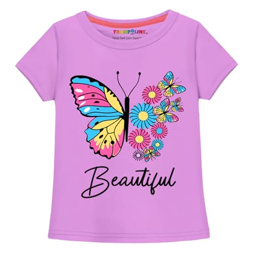 Image of Trampoline Girls Half Sleeves Regular Fit Graphic Printed T-Shirt Pack of 5