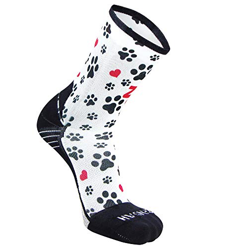 Zensah Limited Edition Running Socks - Fun and Crazy Mini Crew Compression Socks, Moisture Wicking and Anti Blister3