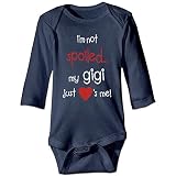 I'm Not Spoiled My Gigi Just Loves Me Baby Bodysuit Cotton Infant Romper Unisex Toddler Outfits
