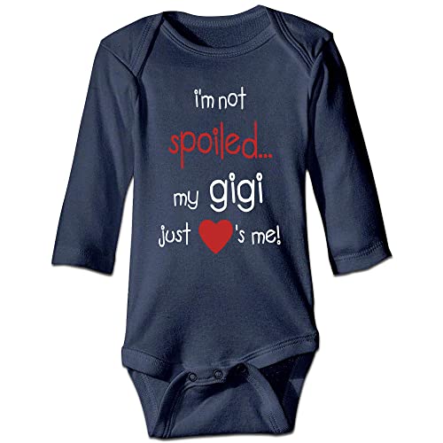 I'm Not Spoiled My Gigi Just Loves Me Baby Bodysuit Cotton Infant Romper Unisex Toddler Outfits