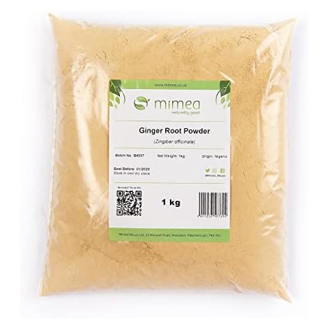 Ginger Root Powder from Mimea - Great for Brewing and Distilling or Cooking 1kg Cover