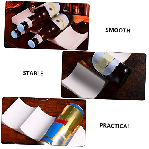 Soporte para botellas de vino 4 pcs elegante para barra miniatura 7