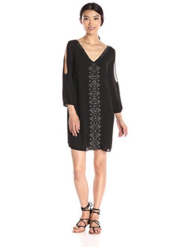 GreylinWomen's Vira Open Sleeve Beaded Shift Dress