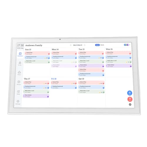 Sxhlseller 21.5 �C���`�f�W�^���J�����_�[�A1920x1080P IPS �^�b�`�X�N���[���X�}�[�g�t�@�~���[�v�����i�[�AGoogle Cozi �^�X�N�Ǘ�����ѕǊ|���p WiFi �����t�� (�č��v���O)