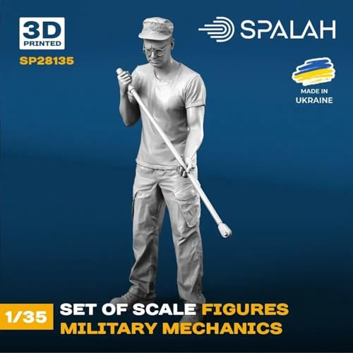 SPALAH 28135 set de figuras mecánicos militares 1/35 miniatura 2