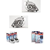 Bi-Xenon Scheinwerfer links QR-Parts 69584409 Set Bi-Xenon Scheinwerfer links 1077628 + Bi-Xenon Scheinwerfer rechts 1077631 + OSRAM H7 CLASSIC 64210CLC (2-Stück) + D1S XENARC 66140 (2-Stück)