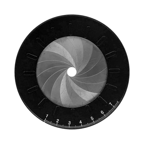 Gabarit circulaire polyvalent noir pour mesure industrielle nette - 7