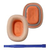 Ya en manzanajugosa.com: umvowuxa Almohadillas de repuesto para auriculares AirPods Max, con cómodo tejido de malla y esponja de memoria elástica (color naranja)