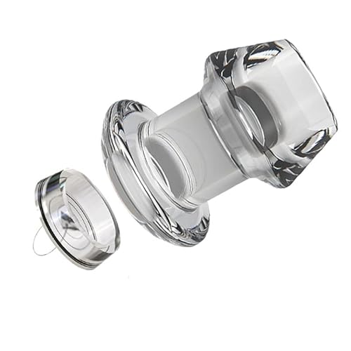 Plug anale XXl Taglie Hollow Butt Plug Morbido Enorme Speculum Anale Prostata Ano SM Backyard Plug Anale SM Giocattoli Sessuali (XXL con tappo)