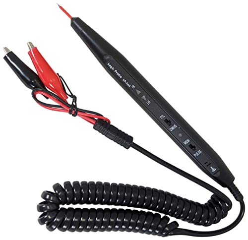 RSR Circuit Powered Logic Probe with Two Frequency Audio Beeper,