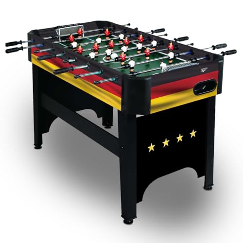 Carromco Kickertisch Deutschland-XT - Tischfußball Edition im Deutschland-Design - Fussballtisch für Kinder und Erwachsene - abgerundete Sicherheitsecken und Metall-Netz-Tore, inkl. 4X Kickerball Carromco Kickertisch Deutschland-XT - Tischfußball Edition im Deutschland-Design - Fussballtisch für Kinder und Erwachsene - abgerundete Sicherheitsecken und Metall-Netz-Tore, inkl. 4X Kickerball