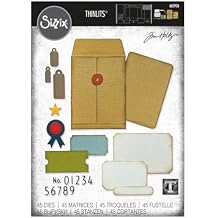 Sizzx Thinlits Die Set 45PK Collector by Tim Holtz | 665926 | Chapter 3 2022