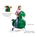 Hearthsong Hop N Go Inflatable Dino Riding Bouncy Hopping Toys for Kids Ages 5+ - Ride On Bouncer Animal Hopper Jumping Toys for Outdoor Games