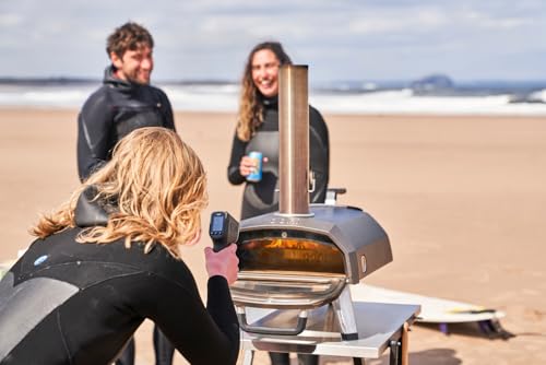 Ooni Karu 2 Multi-Brennstoff Tragbarer Outdoor Ofen Gas-/Holz-/Holzkohle für Grillen, Kochen und Backen – Pizza in 60 Sekunden fertig