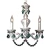 Gabrielle Color 4 Light Mini-Chandelier Finish: English Bronze, Crystal Type: Crystalique French Pendalog
