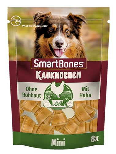 Produktbild von SmartBones Chicken Mini Kauknochen für kleine Hunde - 8 x 128 g
