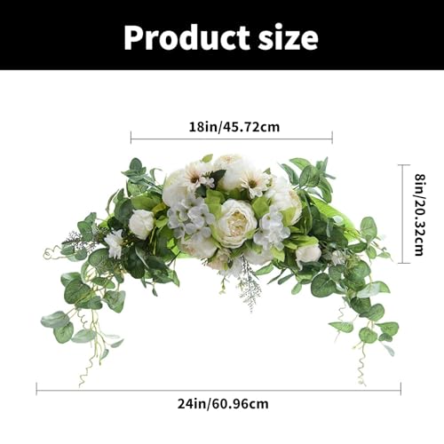 Fleurs artificielles swag de mariage et décoration de table pour réception de fête - 6
