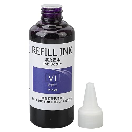 Egg Stamp Ink Mehrzweck-100-ml-Stempel-Nachfülltinten-Spitzenapplikator (PURPLE)