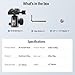 SIRUI Camera Tripod Ball Head, 10KG/22.05lbs Loading Capacity, 360°Panning Base, Aluminum Build Quality, Safety Lock, Universal Mounting Plate for Easy Attachment (BG-40 Ball Head)