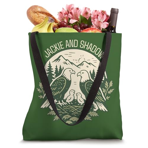 Bolso Tote Vintage Jackie And Shadow Bald Eagle miniatura 4