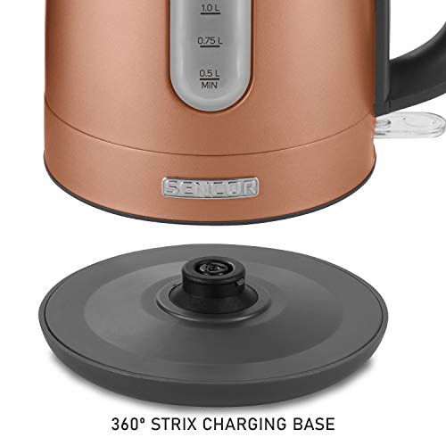 Tetera eléctrica Sencor SWK1776GD 1.7L acero inoxidable miniatura 4