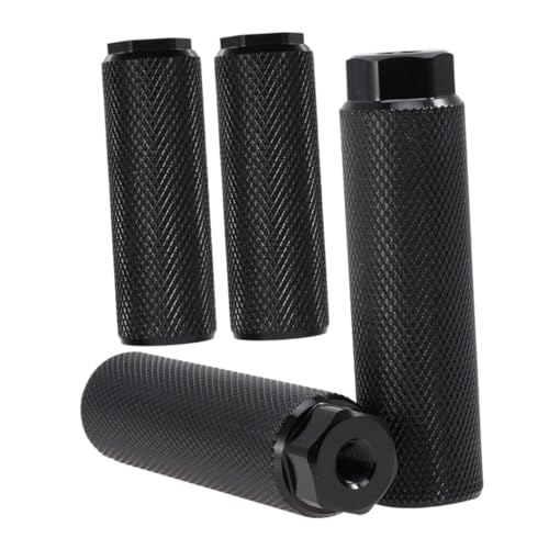 Toddmomy E-Bike u Slot Rear Pedals Aluminum Alloy Bike Pegs for Universal Cycle Foot Pegs