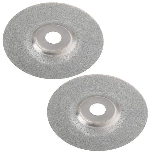 Disco Abrasivo con Revestimiento de Diamante de 4 Pulgadas, 2 Uds., Disco de Rueda de Regazo Plano, Disco de Pulido Y Lijado