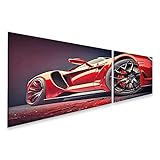 Format: 160x40cm - 2 Teile a 80x40cm