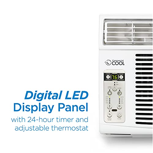 Commercial Cool Cc08Wt 8,000 Btu Window Air Conditioner , White #TOP2