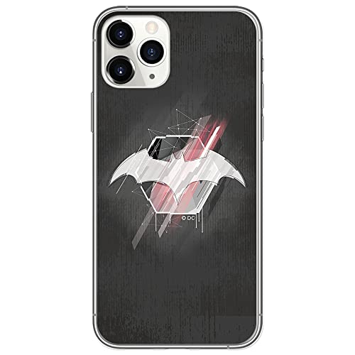 Funda para teléfono móvil de ERT GROUP para Apple iPhone 11 Original y con Licencia Oficial de DC con diseño Batman 002 Perfectamente Adaptada a la Forma del teléfono móvil, Funda Hecha de TPU