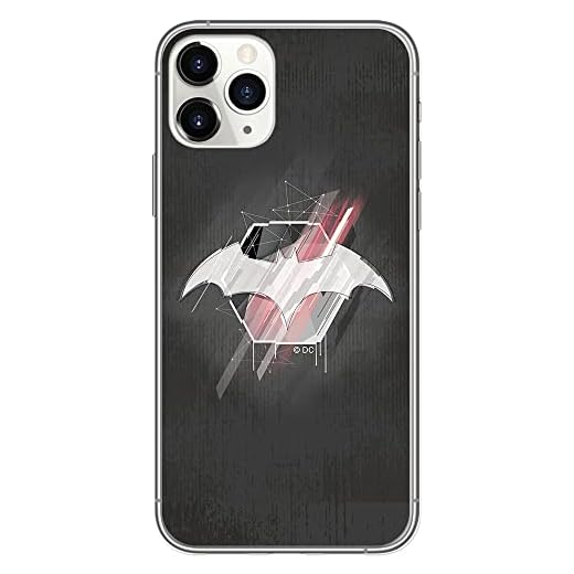 Funda para teléfono móvil de ERT GROUP para Apple iPhone 11 Original y con Licencia Oficial de DC con diseño Batman 002 Perfectamente Adaptada a la Forma del teléfono móvil, Funda Hecha de TPU