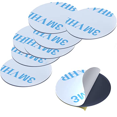 8 Of Vhb 3M Adhesive Double-Sided Dots Foam Mounting Tape High Bond Conformable Acrylic Glue Replacement Kit 8 Of 0.9 Inch Circle Small Round #TOP4