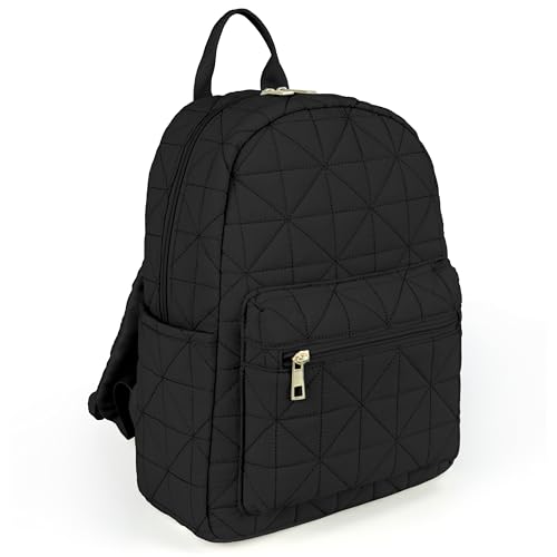 Image of REVOTRA Backpack for Women, Small Backpack, Mini Puffer Quilted Bag Water-Resistant Casual Daypack for Travel College Gym