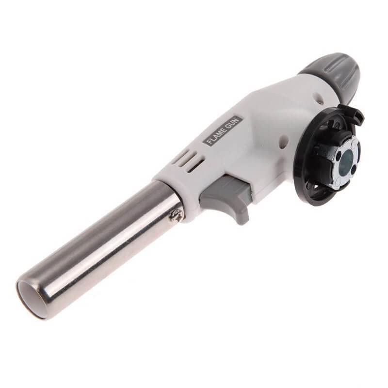 KOFYWhite Auto Ignition Flame Torch for Camping,Welding Alloy,Jewellery Making, Cooking and DIY