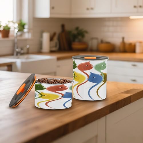 Contenedor de café acero inoxidable 900ml con tapa miniatura 6