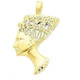 Metall: 14 K Gelbgold CKL International 14 K Gelb Gold Ägyptische Nofretete Anhänger Charme