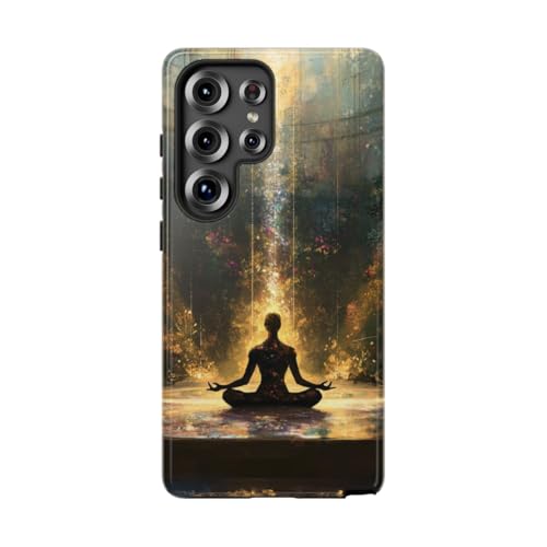 Coque rigide Samsung S25 Ultra protégez votre mobile avec style Silhouette Méditante