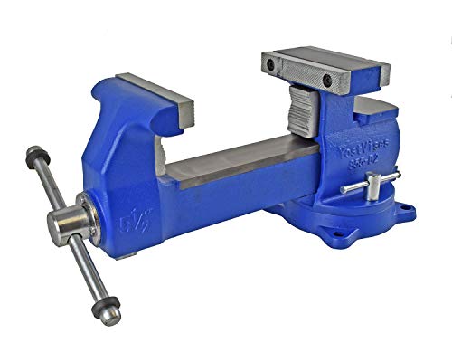 Yost Vises 880-D2 Reversible Combination Vise System | 8 Inch Jaw Width Heavy-Duty Utility Pipe and Bench Vise |Jaw Opens 12.5 Inches when Reversed | Swivel Base | Made with Ductile Iron Castings - Thumbnail 6