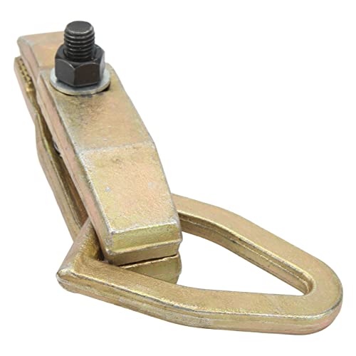 Auto Body Pulling Clamp, Compact Collision Panel Repair Serrated Jaws Self Tightening Frame Grip Heavy Duty for Cars Buses RVs