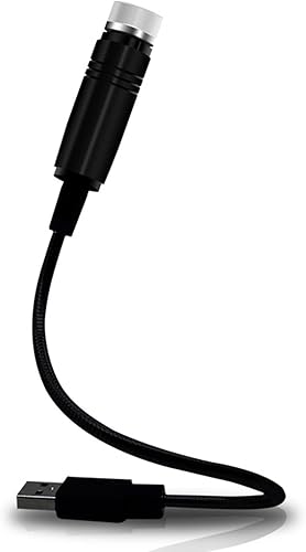 Miniatura 10 de Luz nocturna USB, proyector de estrellas de BAILONGJU luz nocturna, luces interiores del automóvil, se dobla libremente, portátil, luz nocturna,