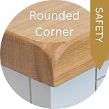 GROF GROFurniture Snow White Chest of Drawers Bedroom, 6 Drawer Storage Chest for Bedroom Storage Organiser, Solid Wood Storage with Oak Top, Ready Assembled - Image 8