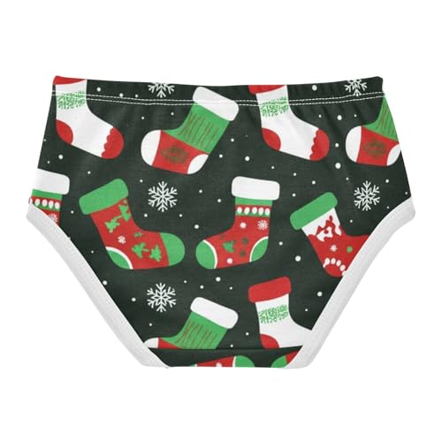 Christmas Sock Panties for Girl Toddler Underwear Custom Cotton Animal Briefs Underpants 2t2