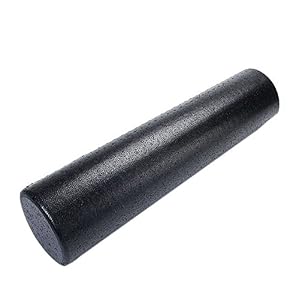 High Density EPP Extra Firm Foam Roller for Muscle Therapy and Balance Exercises, 60 cm x 15 cm, 24 Inch Long Yoga Fitness Massage