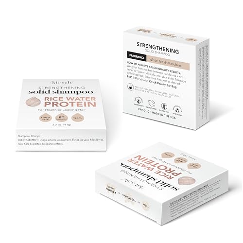 Kitsch Rice Water Shampoo Bar - Vegan, All Natural, For Hair Growth & Strengthening Weak/Damaged Hair thumb #8