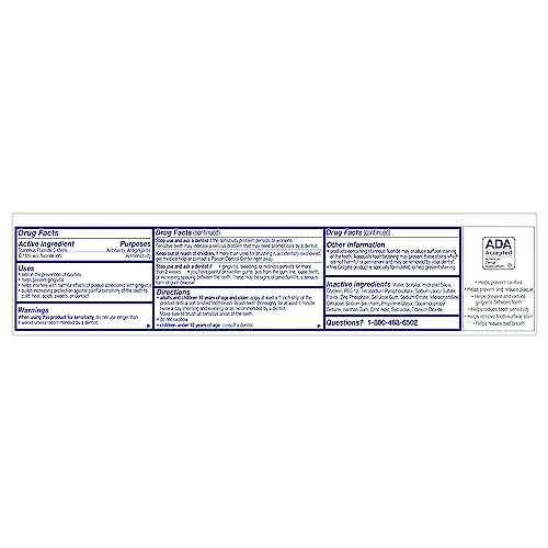 Colgate Total Toothpaste with Stannous Fluoride and Zinc, Multi Benefit Toothpaste with Sensitivity Relief and Cavity Protection, Deep Clean - 4.8 Ounce (4 Pack) - image 7