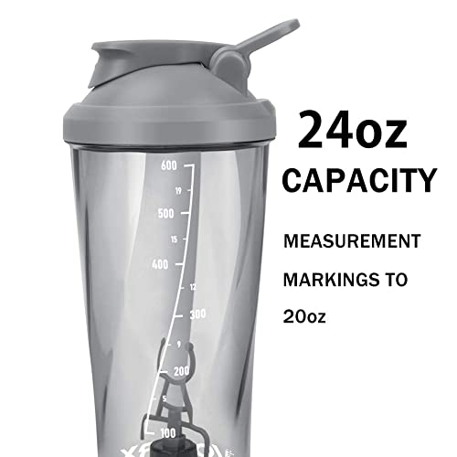 Image of VOLTRX Premium Electric Protein Shaker Bottle, Made with Tritan - BPA Free - 24 oz Vortex Portable Mixer Cup /USB Rechargeable Shaker Cups for Protein Shakes