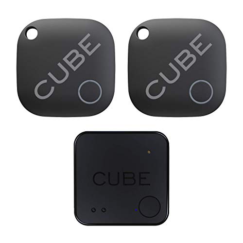 Cube Tracker, Cube Shadow Bundle, Key Finder Smart Bluetooth Item Tracker for Luggage, Wallet, Dogs, Kids, Cats, with app for Phone, Replaceable Battery Waterproof Tracking Device