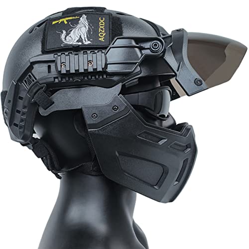Casque airsoft militaire épais de 5 mm pour jeu tactique CS et CQB